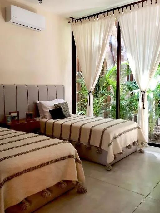 Luxury 2 Bdr 2 Bth 2 Bikes Jacuzzi Fiboptic Wifi. Lägenhet Tulum Mexiko