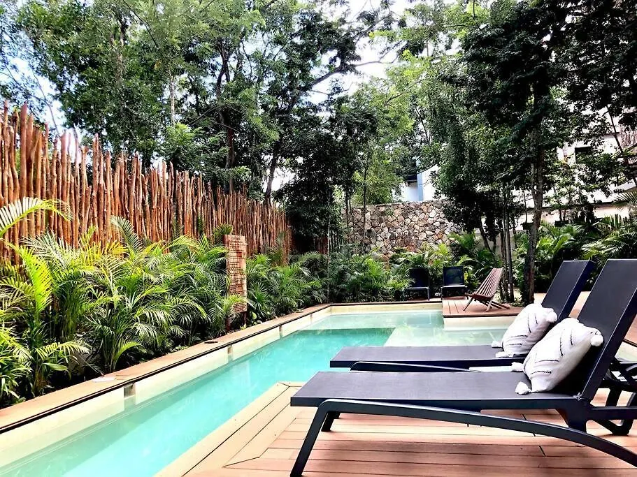 Luxury 2 Bdr 2 Bth 2 Bikes Jacuzzi Fiboptic Wifi. Lägenhet Tulum Mexiko