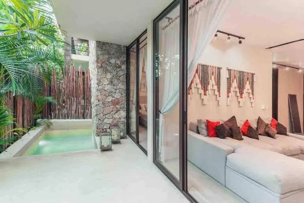 Luxury 2 Bdr 2 Bth 2 Bikes Jacuzzi Fiboptic Wifi. Lägenhet Tulum 0*,  Mexiko